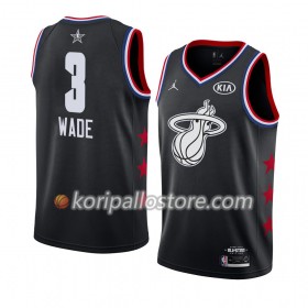 Miami Heat Dwyane Wade 3 2019 All Star Jordan Brand Musta Miesten Pelipaidat Swingman 